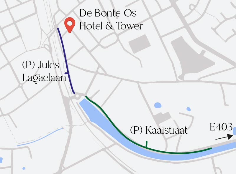 Overzicht van parkeergelegenheid